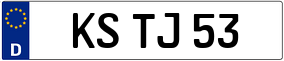 Truck License Plate